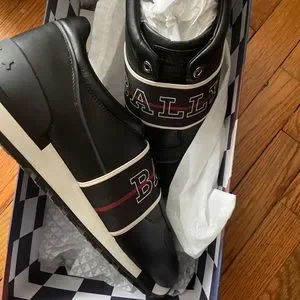 Bally | Shoes | Bally Gabryel 0 Black Leather Sneakers Size  display picture 3